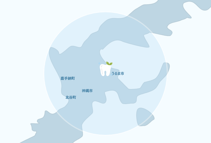 訪問診療対応エリア地図